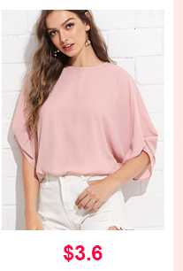 BATWING SLEEVE KEYHOLE BACK SOLID TOP