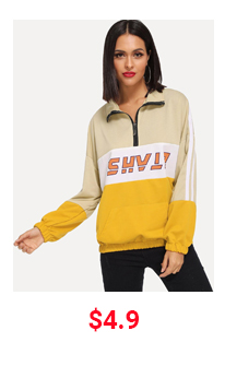 STRIPED SIDE LETTER GRAPHIC KANGAROO POCKET SWEATSHIRT