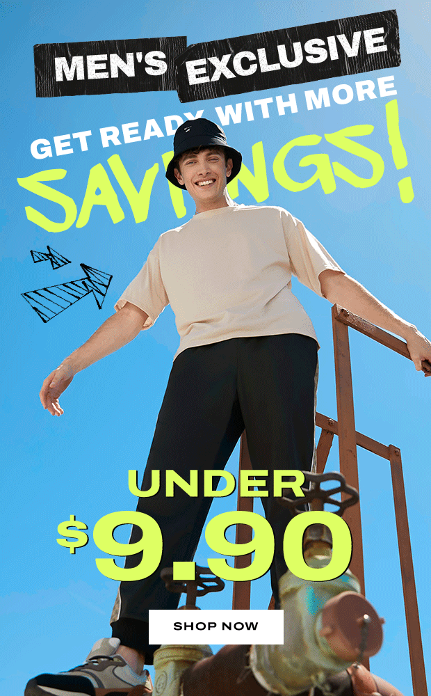The men's summer sale you've been waiting for! SHEIN