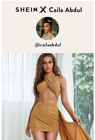 SHEIN X Caila Abdul