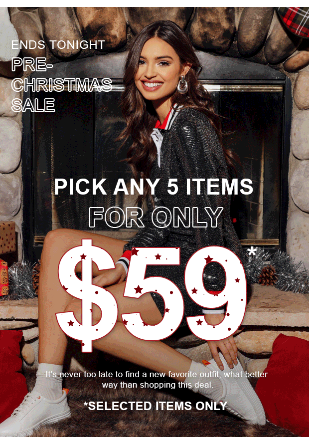 SHEIN: Ends Tonight: Get 5 Items For $59! 50% Off Best Sellers! | Milled