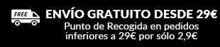 Envío gratuito desde 29€ 