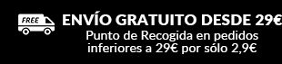  Envío gratuito desde 29€ 