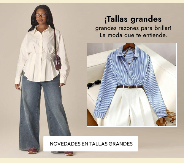 Novedades en tallas grandes 