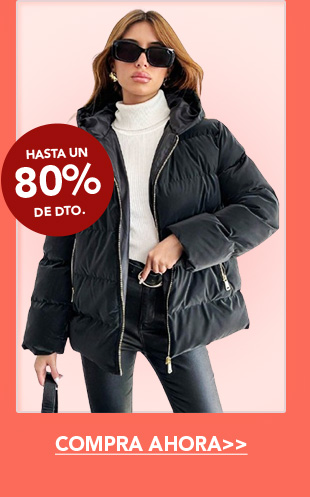  HASTA UN 80% DE DESCUENTO 