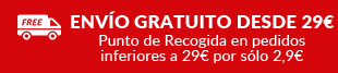 Envío gratuito desde 29€