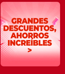  Grandes descuentos, ahorros increíbles 