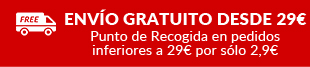 Envío gratuito desde 29€