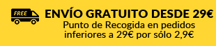 Envío gratuito desde 29€