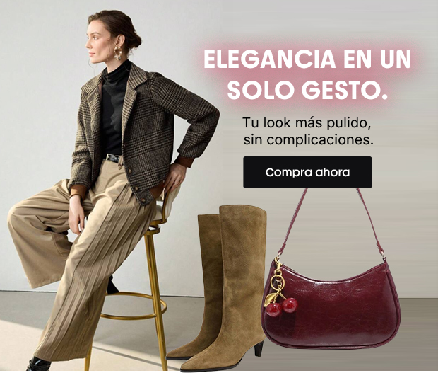  Elegancia en un solo gesto 