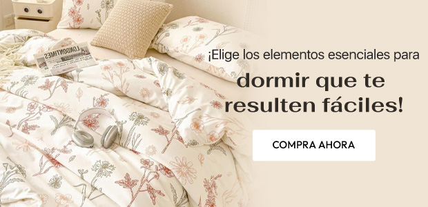  ¡Elige los elementos esenciales para dormir que te resulten fáciles 