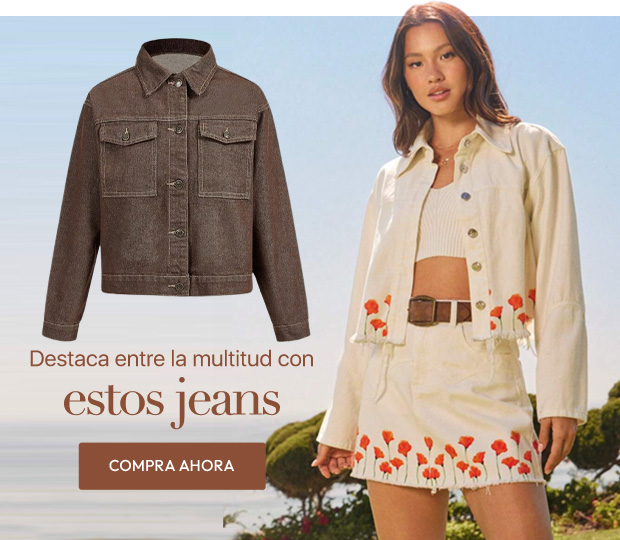  Destaca entre la multitud con estos jeans 