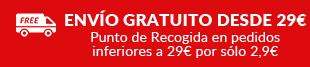 Envío gratuito desde 29€
