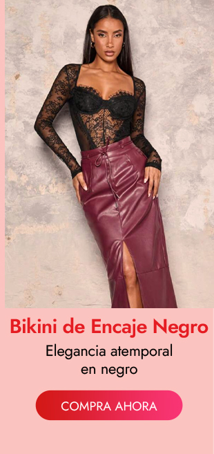  Bikini de Encaje Negro 