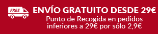 Envío gratuito desde 29€