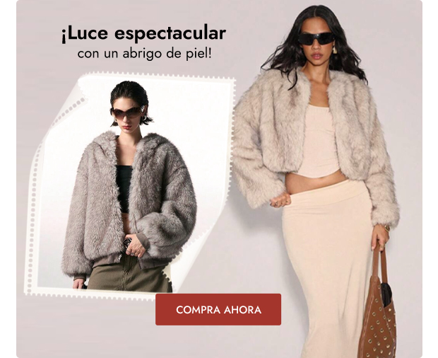  ¡Luce espectacular con un abrigo de piel 