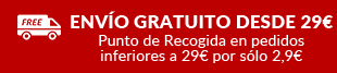 Envío gratuito desde 29€