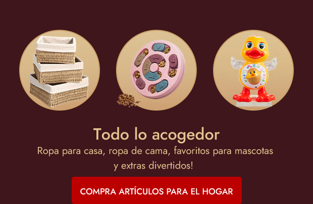  COMPRA ARTÍCULOS PARA EL HOGAR 