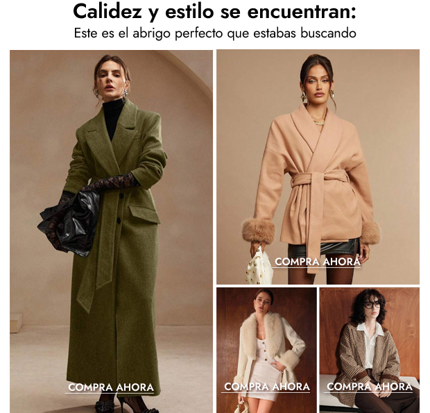  Calidez y estilo se encuentran: Este es el abrigo perfecto que estabas buscando 