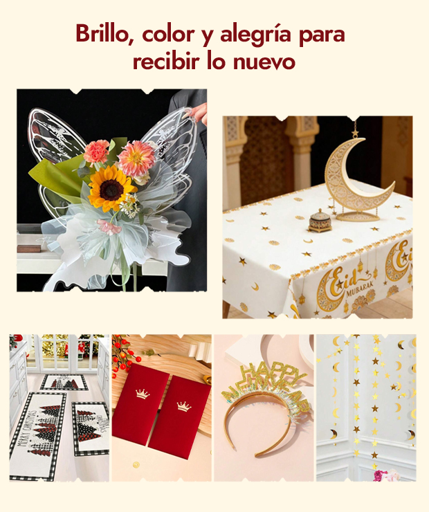  Brillo, color y alegría para recibir lo nuevo 
