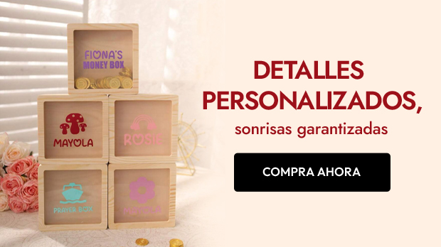  Detalles personalizados, sonrisas garantizadas 