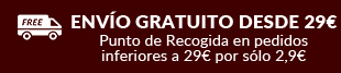 Envío gratuito desde 29€
