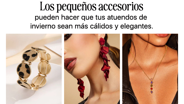  Los pequeños accesorios pueden hacer que tus atuendos de invierno sean más cálidos y elegantes. 