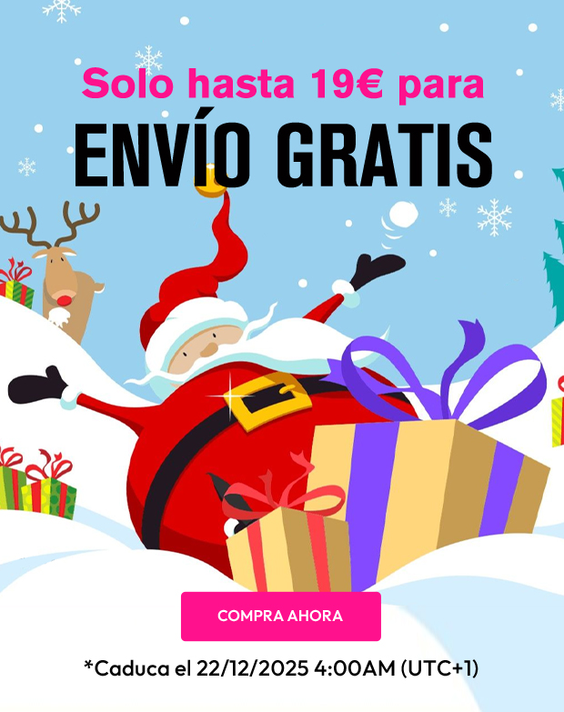  Solo hasta 19€ para envío gratis. 