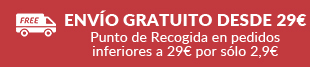 Envío gratuito desde 29€