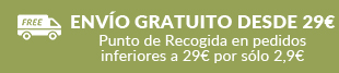 Envío gratuito desde 29€