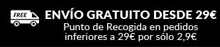 Envío gratuito desde 29€