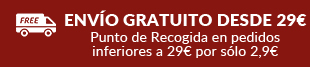 Envío gratuito desde 29€