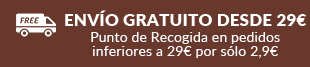 Envío gratuito desde 29€