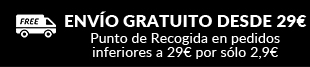 Envío gratuito desde 29€