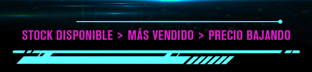  STOCK DISPONIBLE > MÁS VENDIDO > PRECIO BAJANDO 