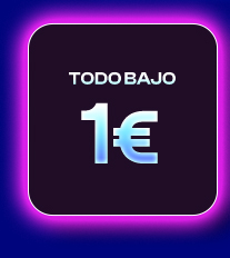  ¡Todo bajo 1€! 