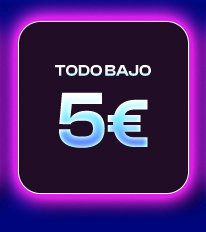  ¡Todo bajo 5€! 