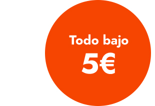  Todo bajo 5€ 