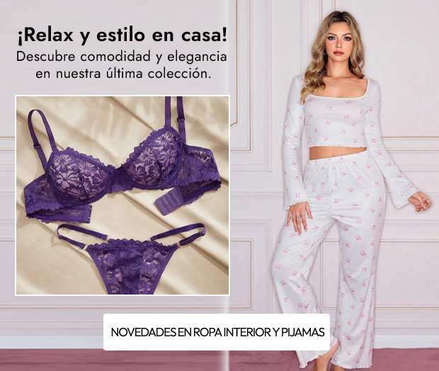  Novedades en ropa interior y pijamas 