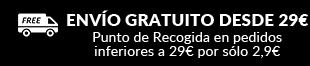 Envío gratuito desde 29€