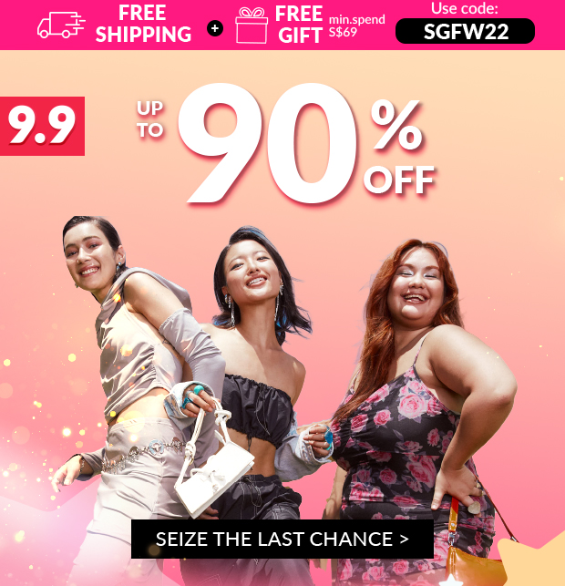 Seize the last chance: 9.9 Super Mega Sale ⏰ (AD) - SHEIN