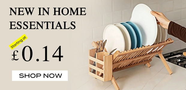 NEW IN HOME ESSENTIALS
