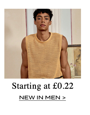 NEW IN MEN