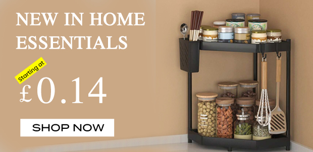 NEW IN HOME ESSENTIALS