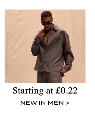 NEW IN MEN