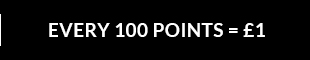 Every 100 points = £1