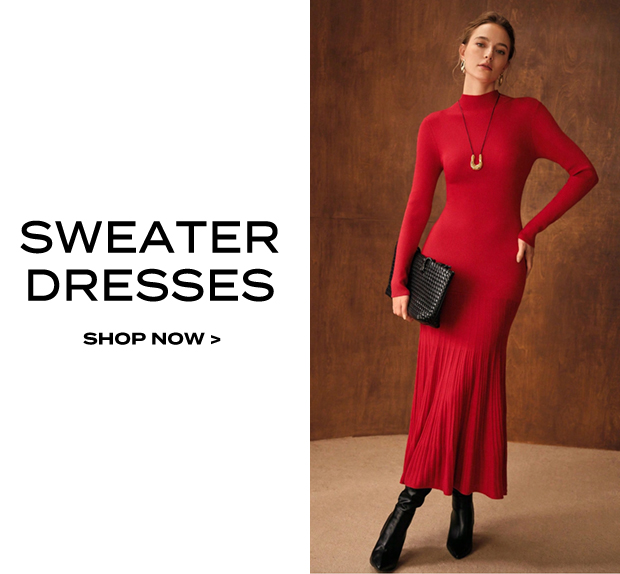 SWEATER DRESSES