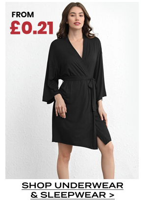 SHOP UNDERWEAR & SLEEPWEAR