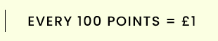 Every 100 points = £1