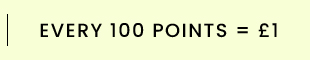 Every 100 points = £1